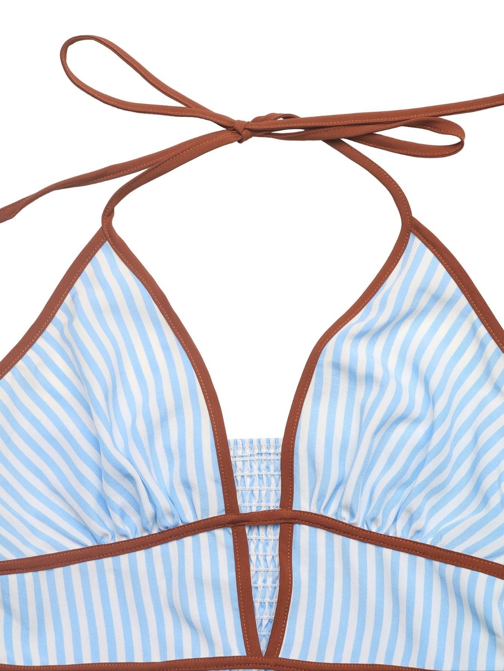 Sunset Walk Striped Maxi Dress - Blue - Picture 10 of 12